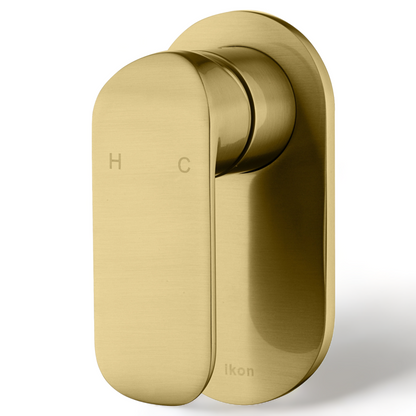 Kara Wall Mixer - Brushed Gold