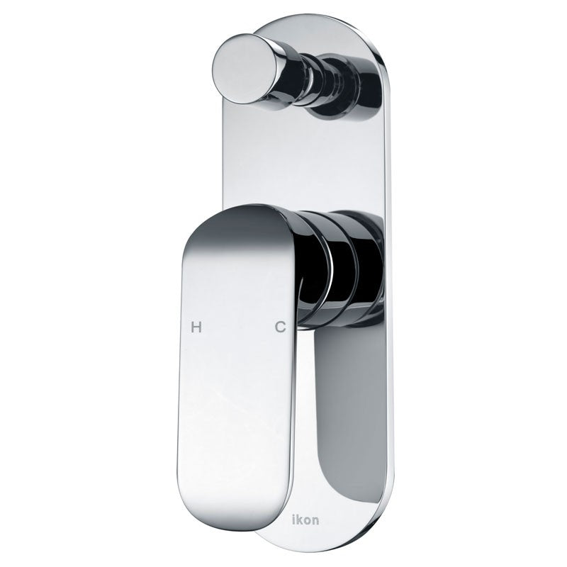 Kara Wall Mixer with Diverter - Chrome