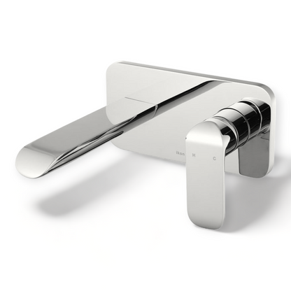 Kara Wall Mixer and Spout - Chrome