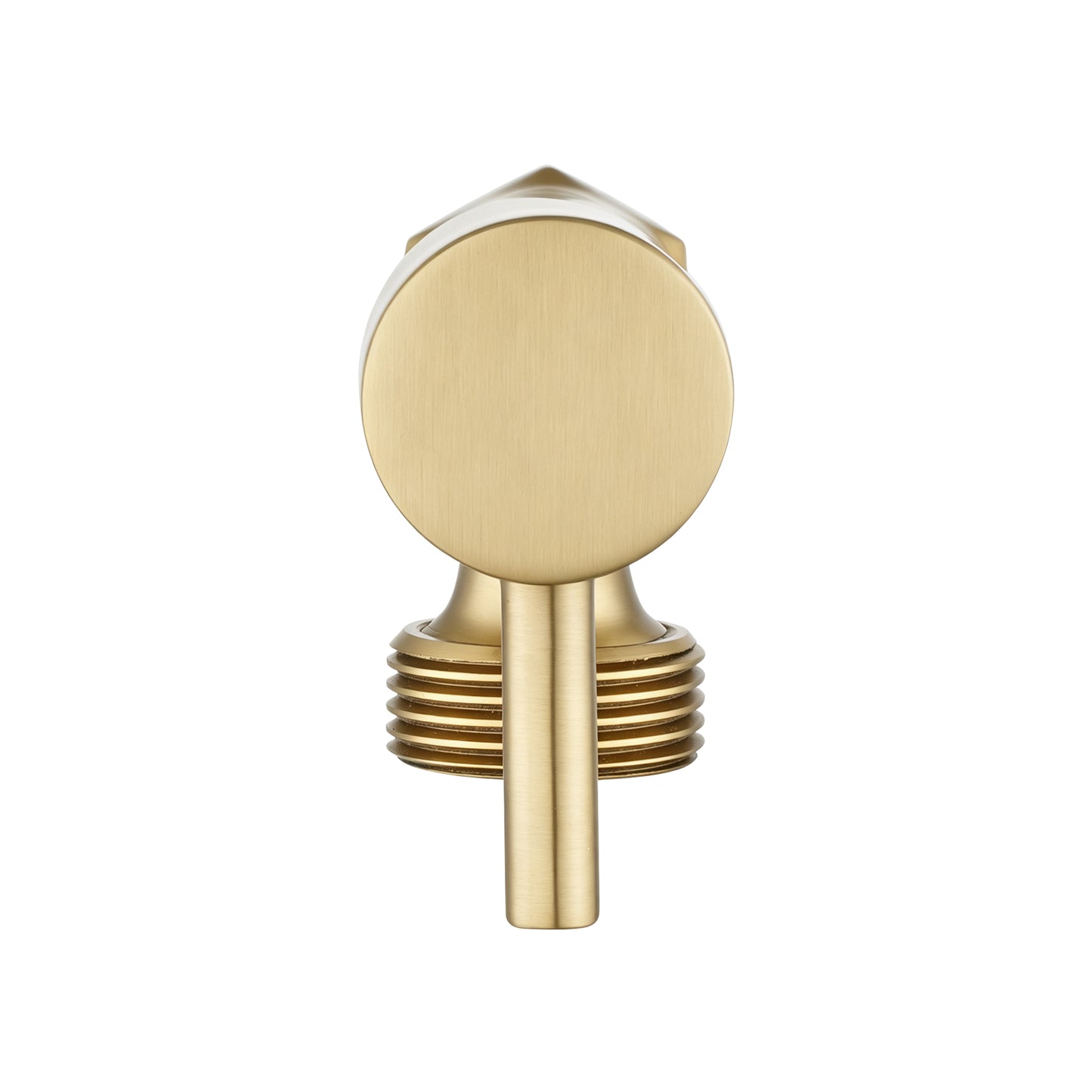 Washing Machine Stop Tap - Light Brushed Brass