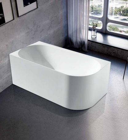 Nova Corner Bath Bathtub - White