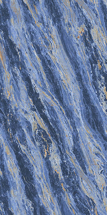 MEGASLIM™ VeinTech™ Full Body Porcelain Slab - Azul