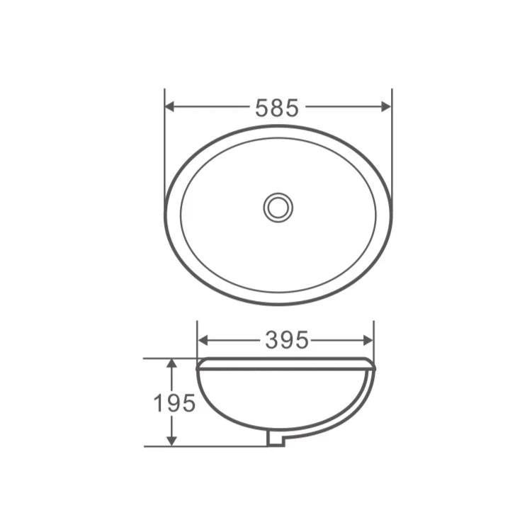 Nue Round Undermount Basin