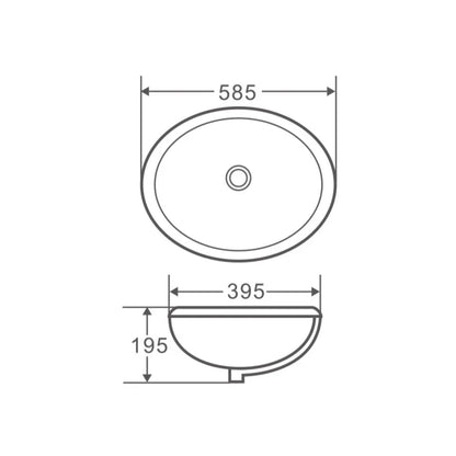 Nue Round Undermount Basin