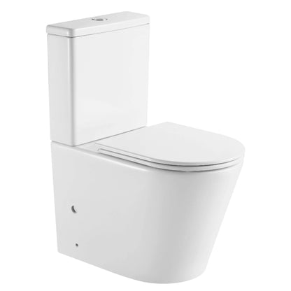 Oxford Back-to-Wall Toilet Suite - Gloss White