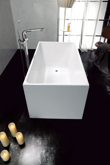 Orta Multi-Fix Freestanding Bath - White