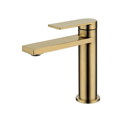 Ruki Basin Mixer - Brushed Gold