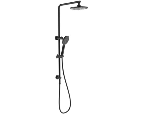 Cora Multi-function Shower Set 200mm - Matte Black