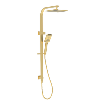 Eden Square Multi-function Shower Set - Brushed Gold