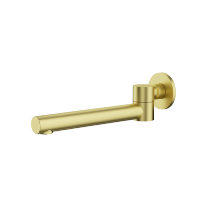 Otus Swivel Bath Spout - Brushed Gold