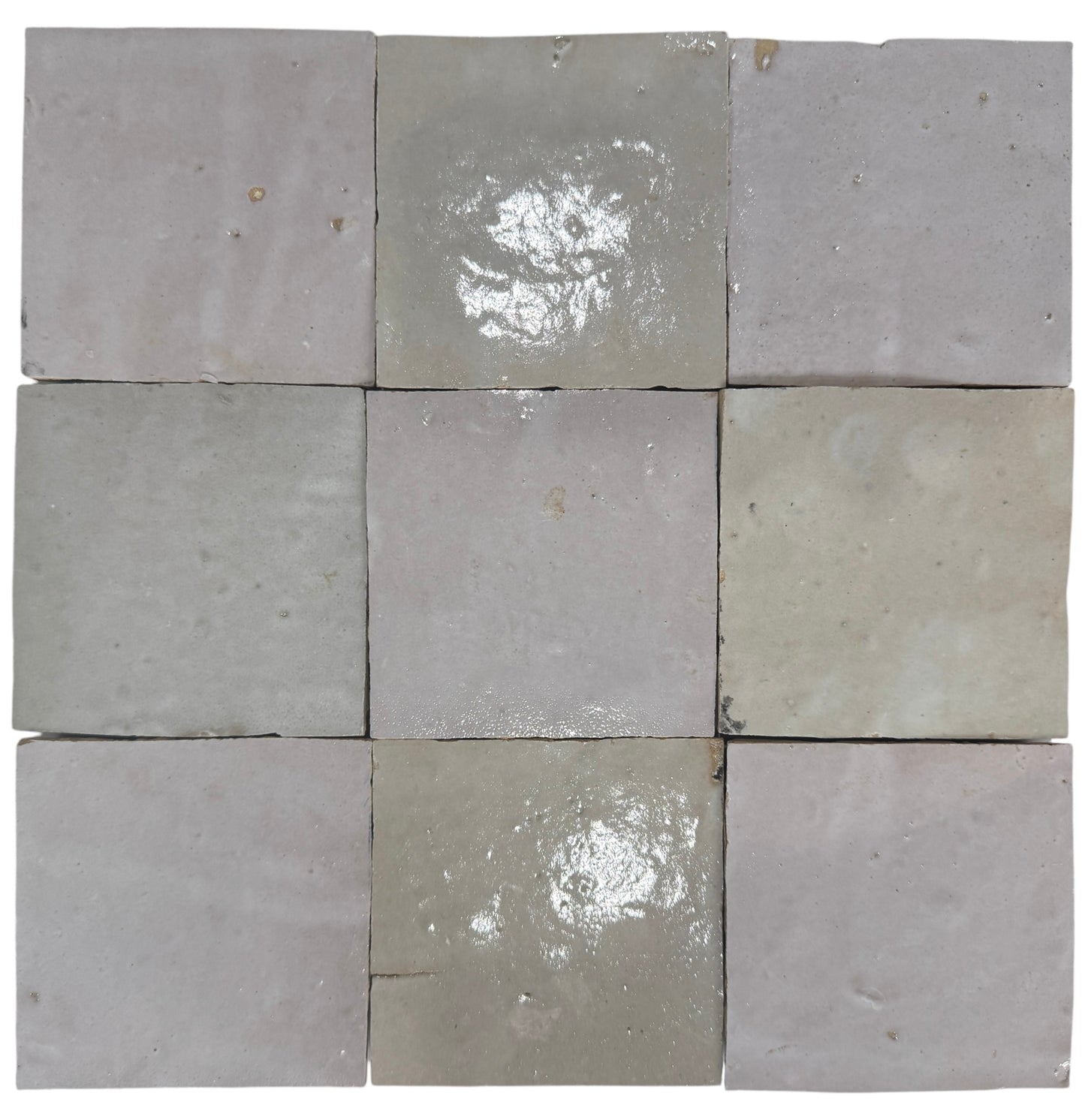 Zellige Ecru Square Tile 100x100