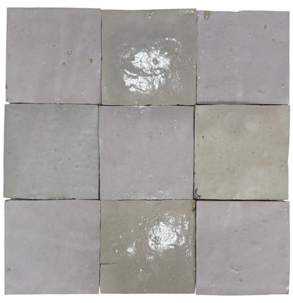 Zellige Ecru Square Tile 100x100