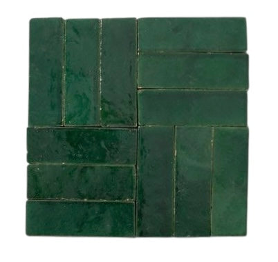 Zellige Bejmat Verde Tile 50x150
