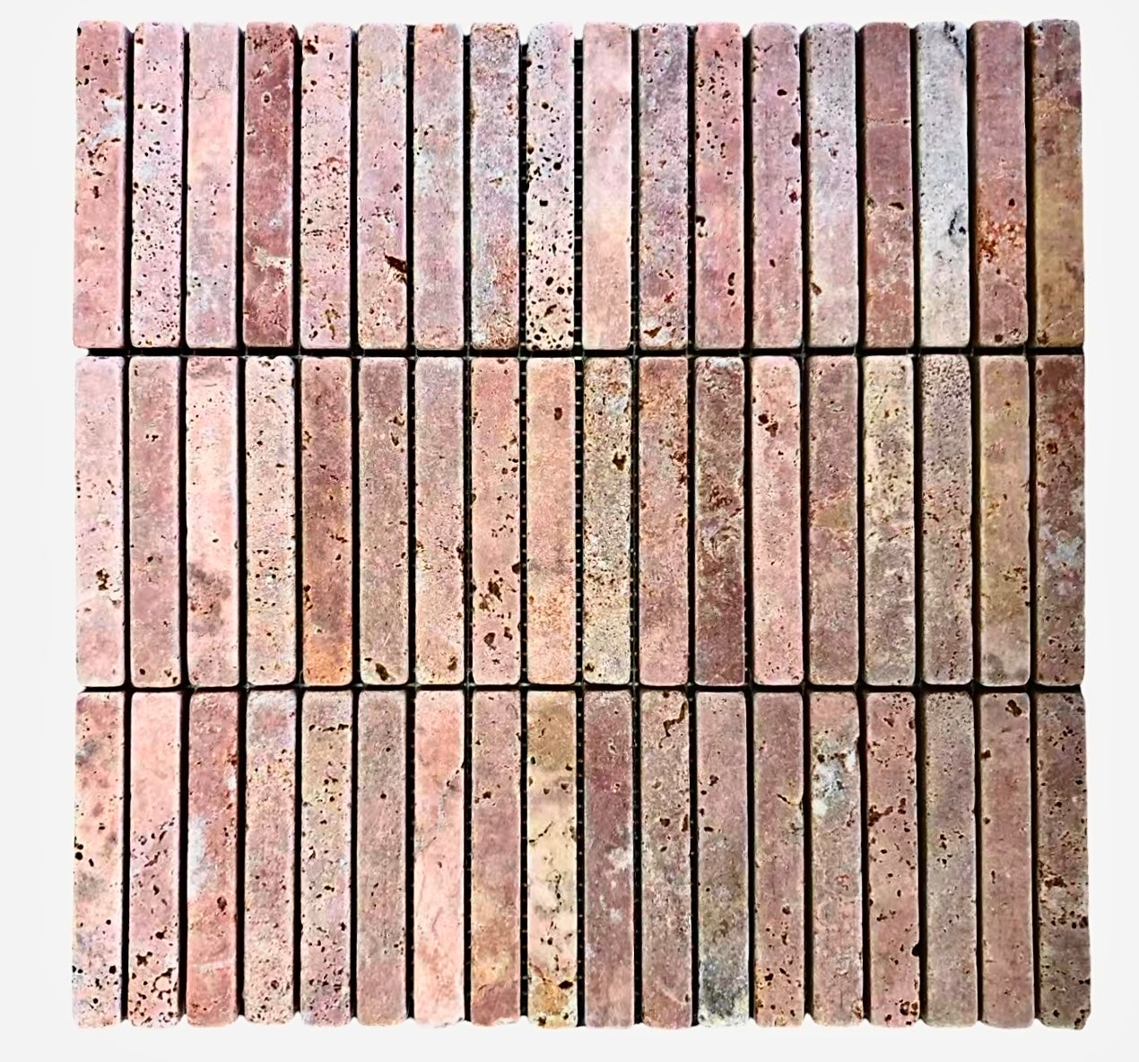 Stack Tumbled - Red Travertine
