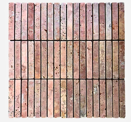 Stack Tumbled - Red Travertine