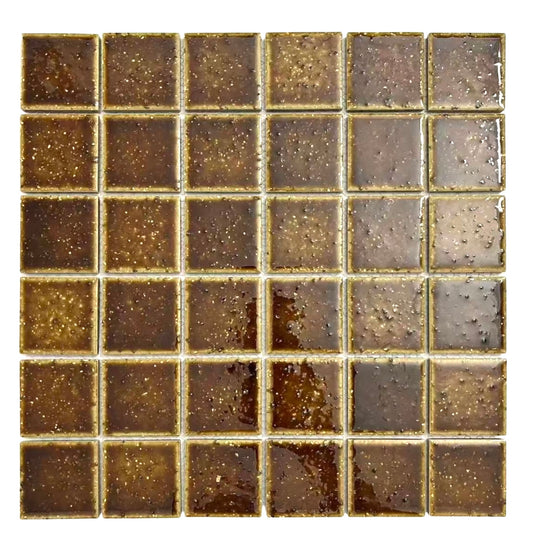 Square Mosaic Tiles - Tokyo Amber