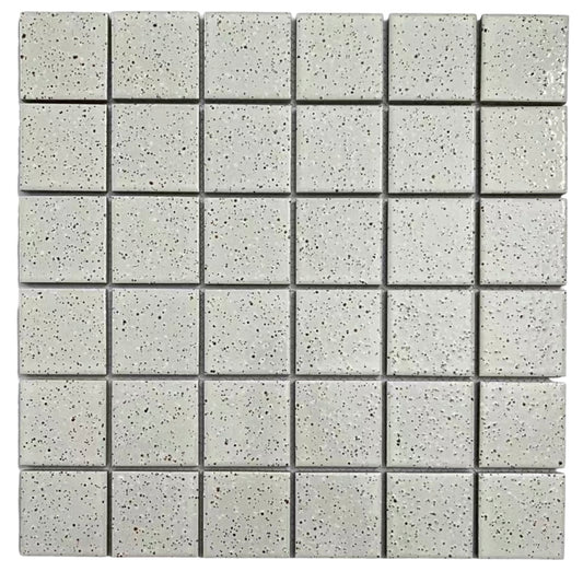 Square Mosaic Tiles - Tokyo Light Grey