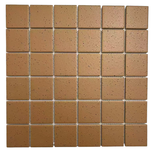 Square Mosaic Tiles - Clay Spekled