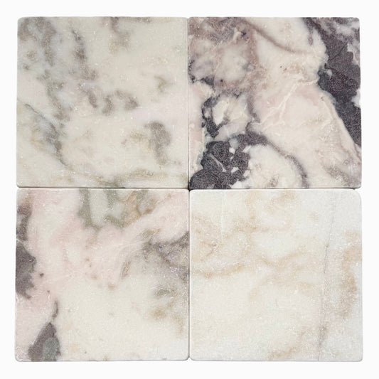Square Tumbled 150mm - Viola