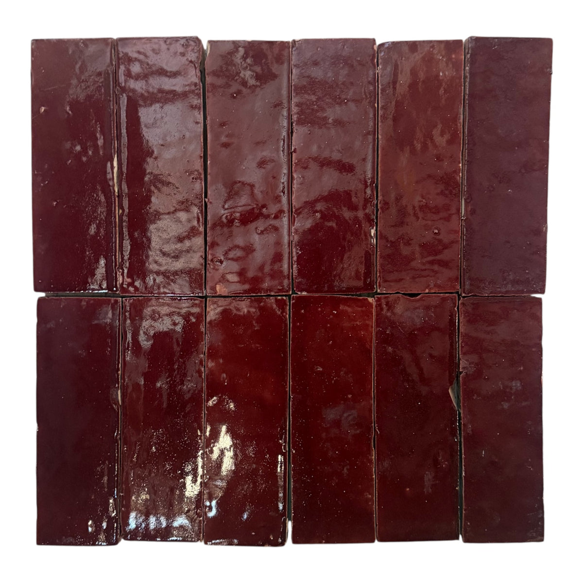 Zellige Bejmat Tile 50x150 - Red