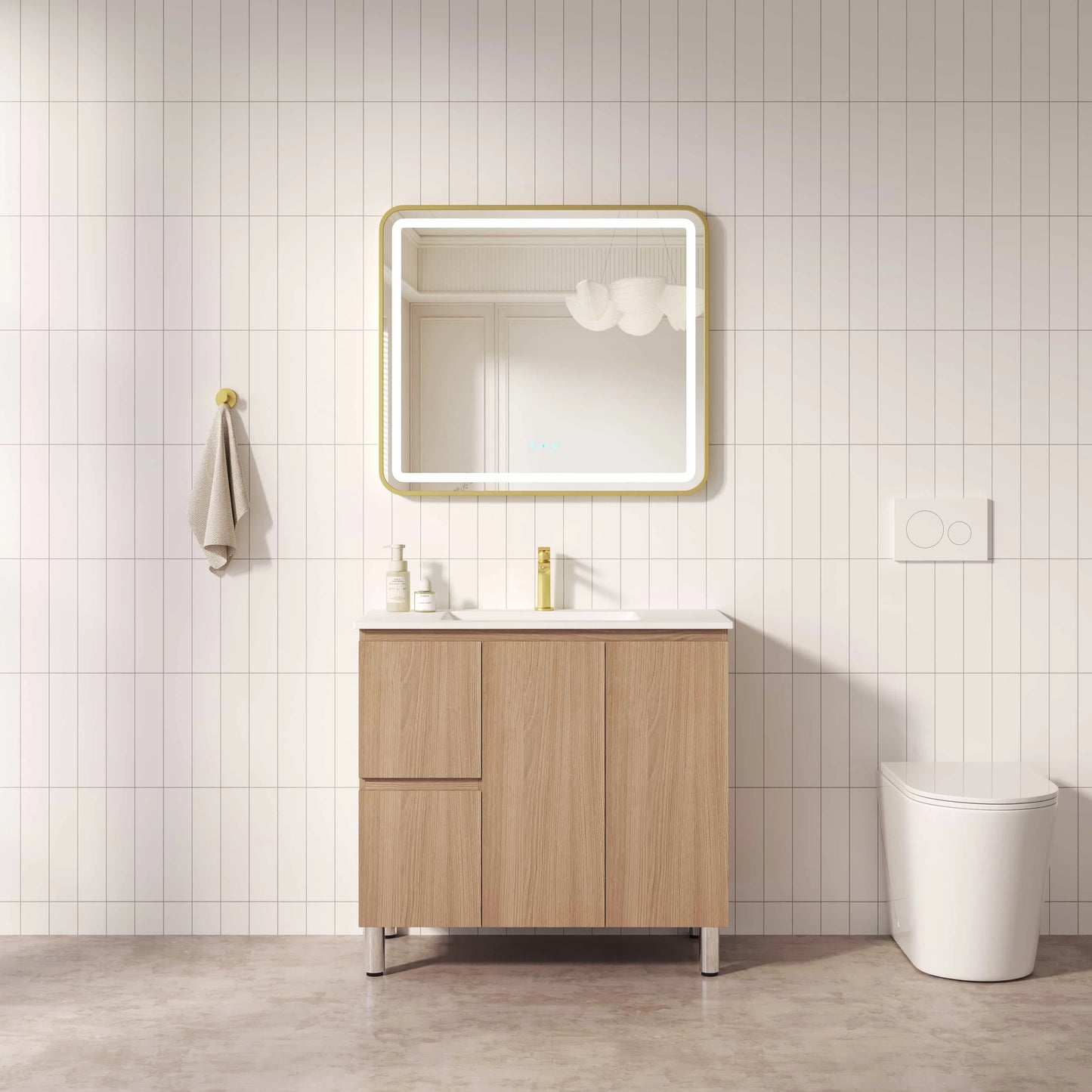 Rita Freestanding Cabinet - Elegant Oak