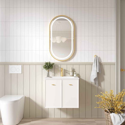 Seattle Wall-Hung Vanity - Matte White