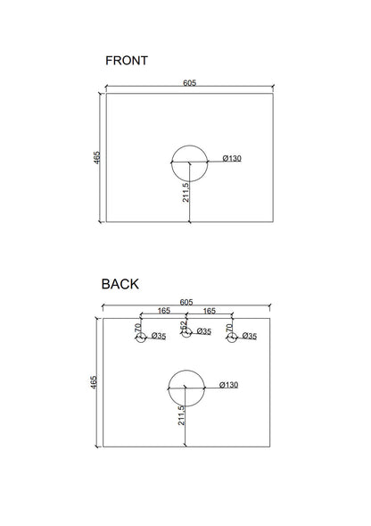 Bella 600mm Freestanding Cabinet - Notaio Walnut