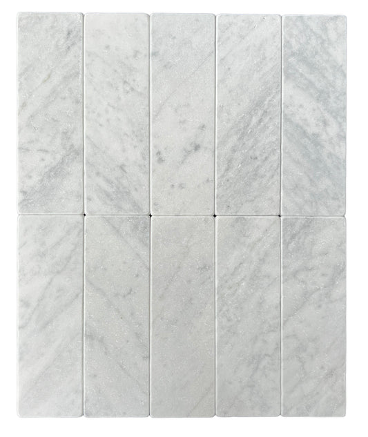 Subway Tumbled 150X45mm - Carrara