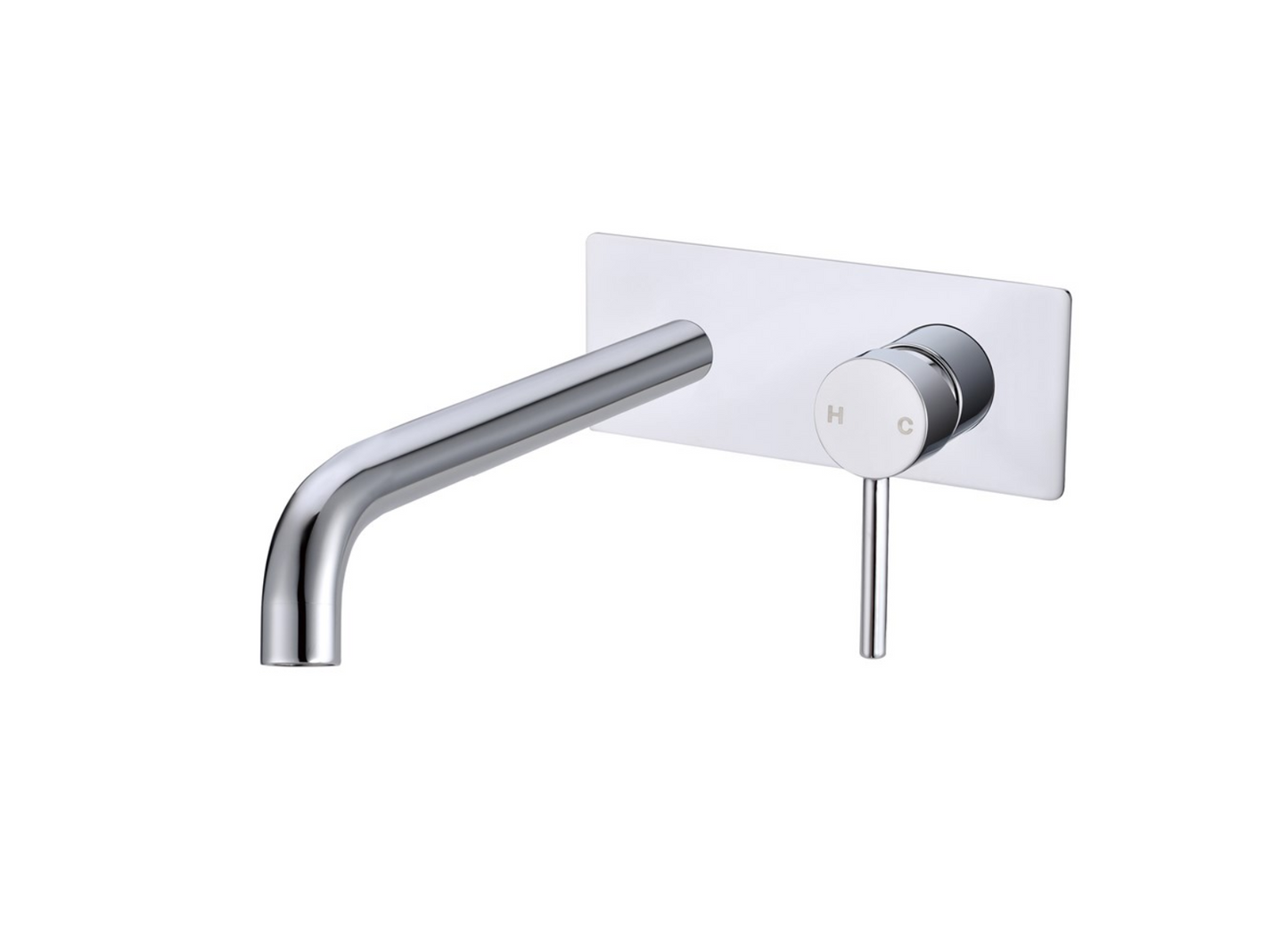 Lucid Pin Lever Spout Mixer - Chrome