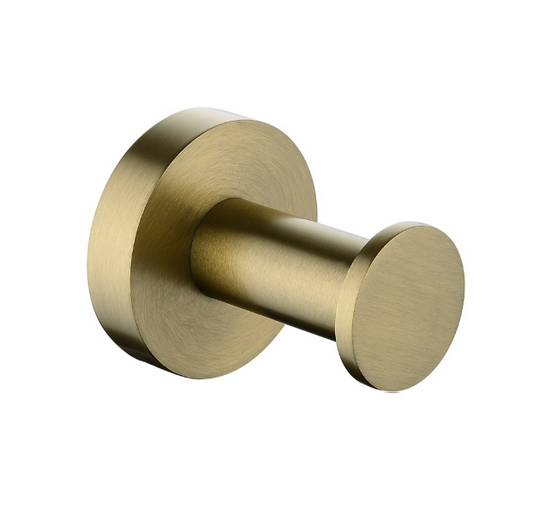 Lucid Pin Robe Hook - Brushed Gold