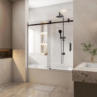 Over-bathtub Frameless Sliding Shower Screen