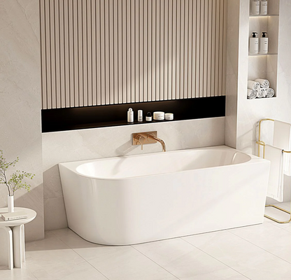 Nova Corner Bath Bathtub - White