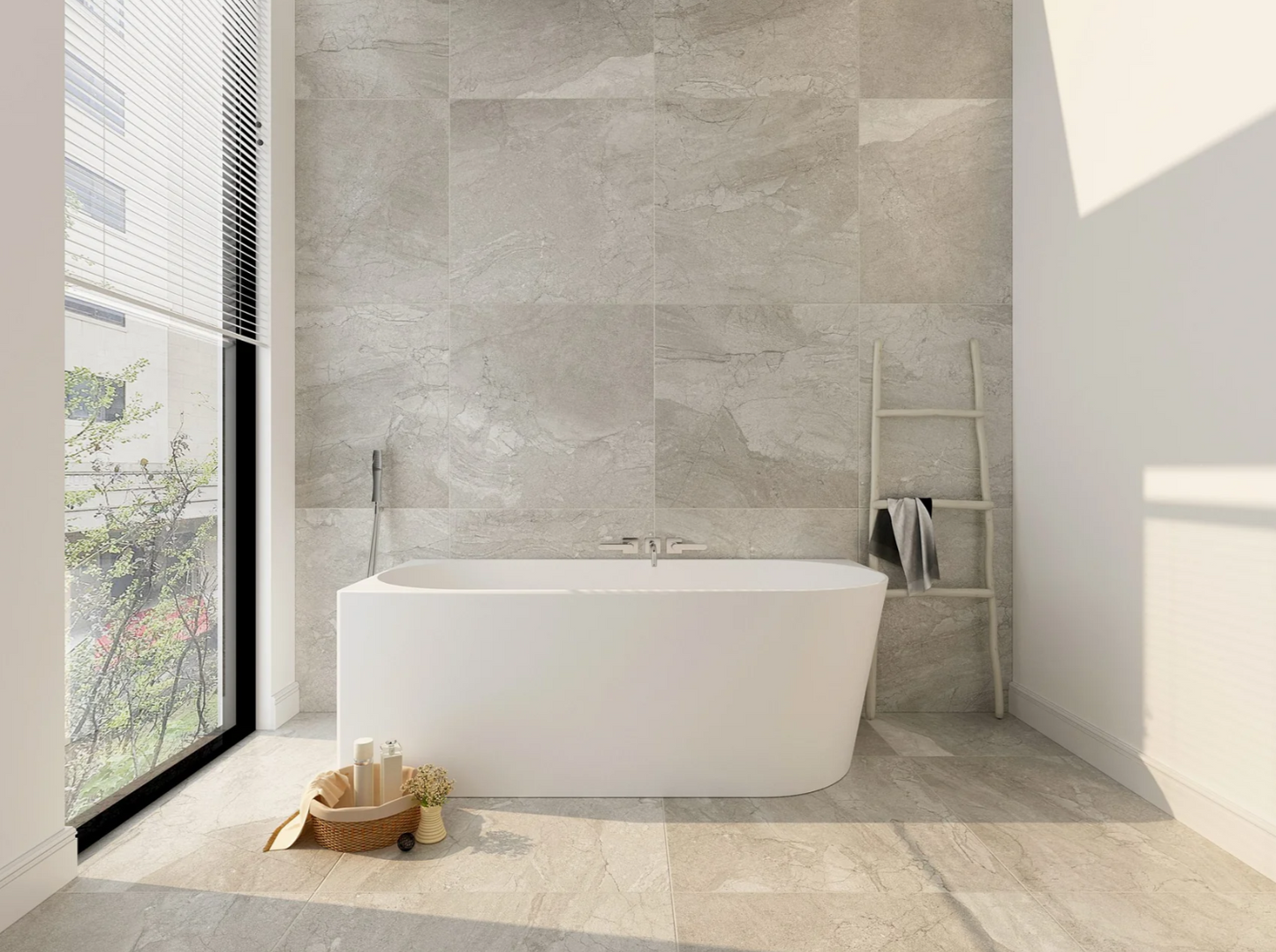 Nova Corner Bath Bathtub - White