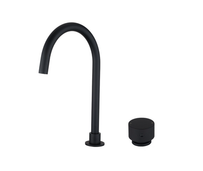 Moon Series Swivel Basin Mixer - Matte Black