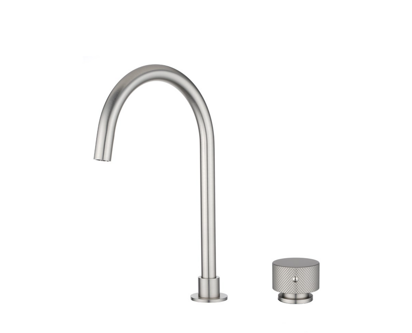 Moon Series Swivel Basin Mixer - Brushed Nickel