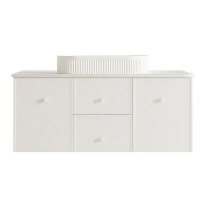 Seattle 1200mm Wall-Hung Vanity - Matte White