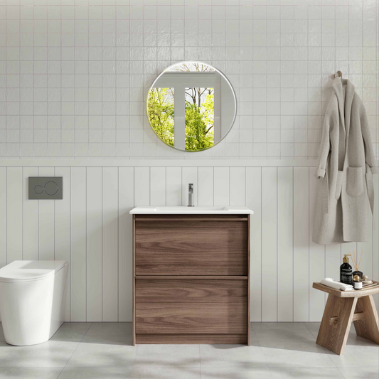 Bella 750mm Freestanding Cabinet - Notaio Walnut