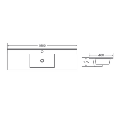 Bella 1500mm Freestanding Cabinet - Notaio Walnut