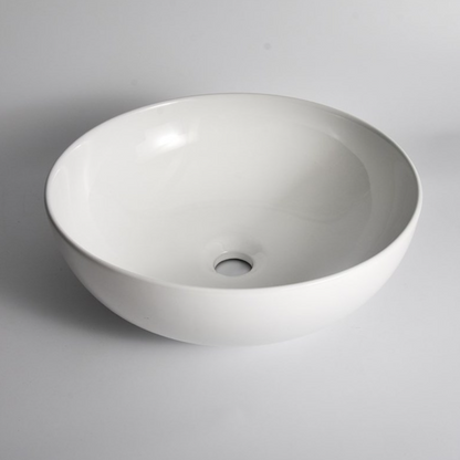 Round Above Counter Basin - Gloss White