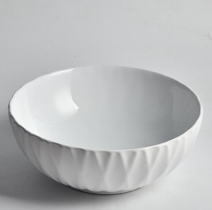 Rubby Round Above Counter Basin - Matte White