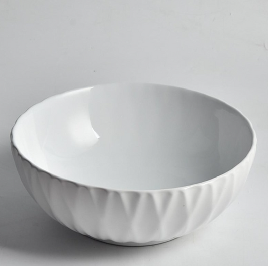 Rubby Round Above Counter Basin - Matte White