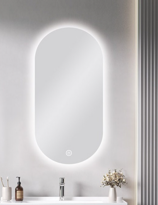 Carysil Oval LED Mirror 450x900mm