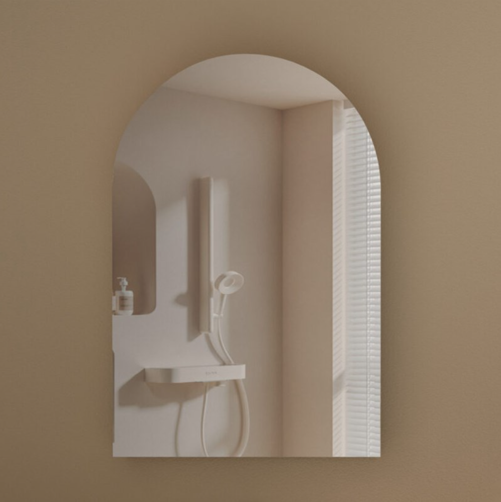 Carysil Imperial Arch Shaving Cabinet 600x900mm - Walnut