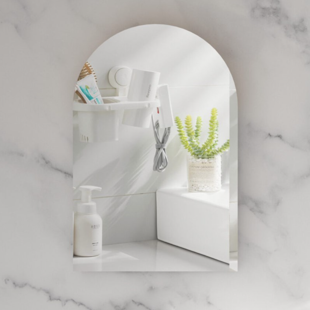 Carysil Imperial Arch Shaving Cabinet 600x900mm - Matte White