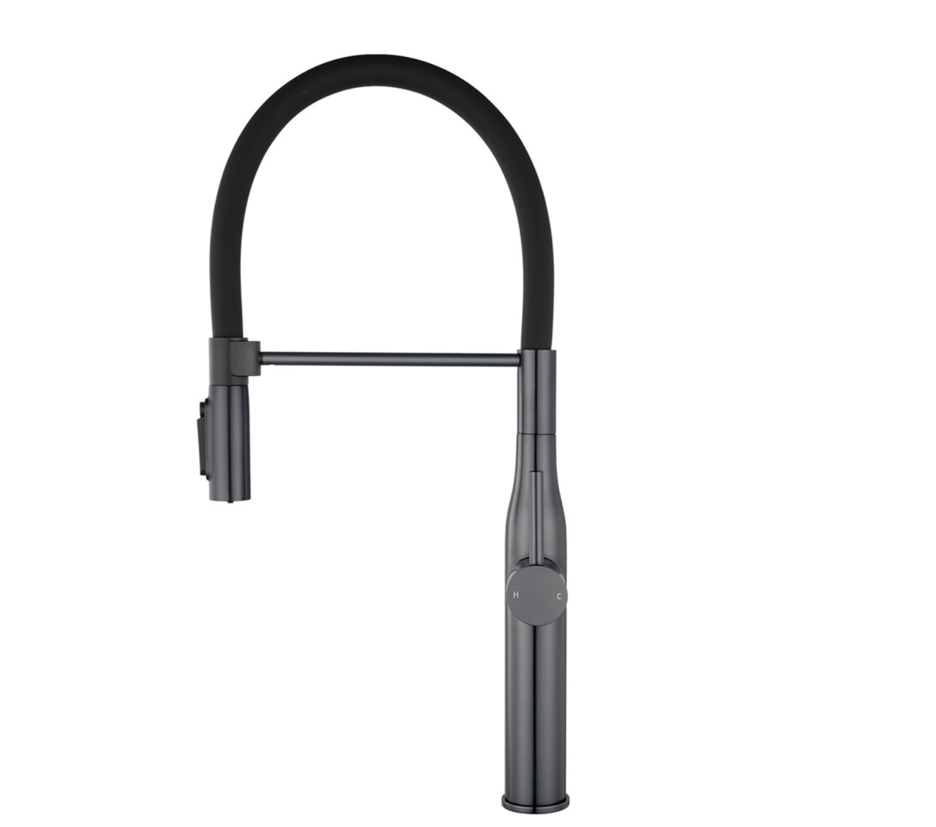 Pull-out Magnetic Kitchen Mixer - Gunmetal