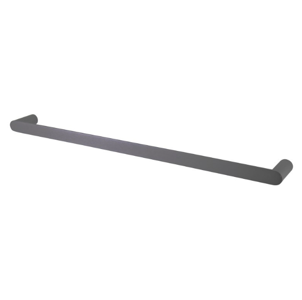 Rushy Single Towel Rail 800mm - Gunmetal