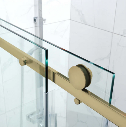 Over-bathtub Frameless Sliding Shower Screen