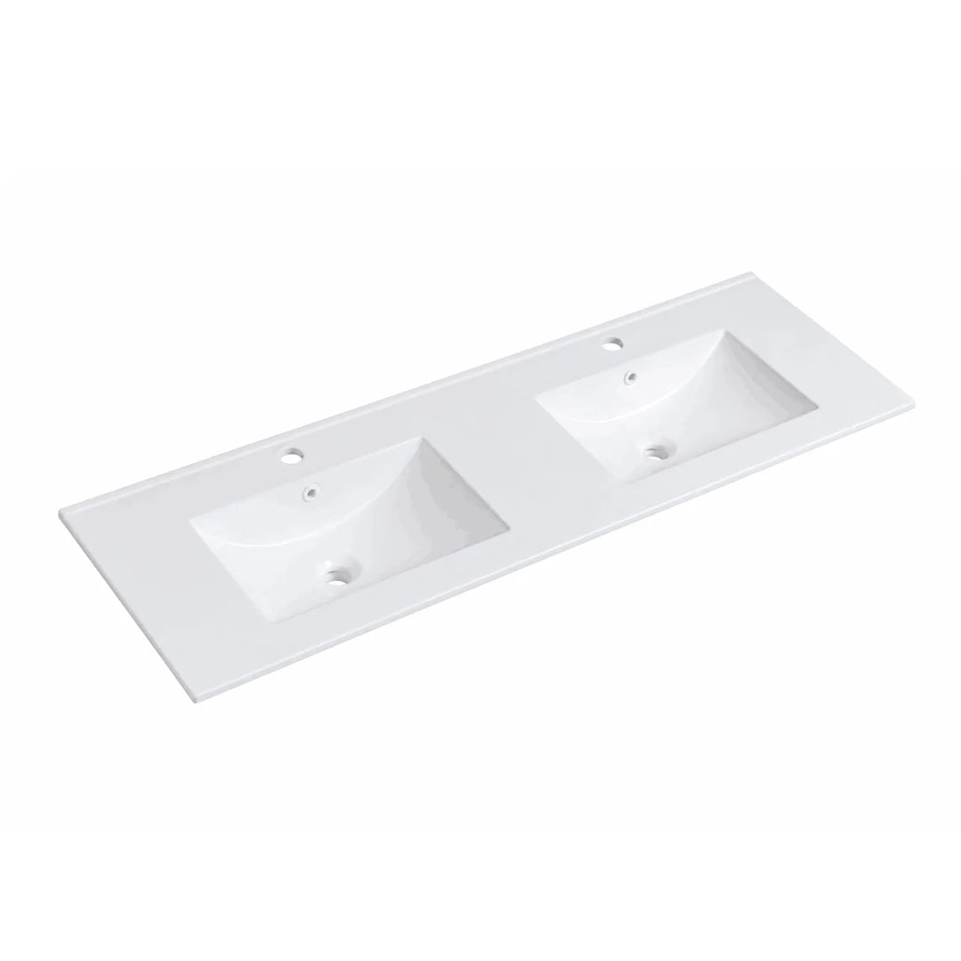 Pairs Wall-Hung Vanity – Walnut Woodmatt
