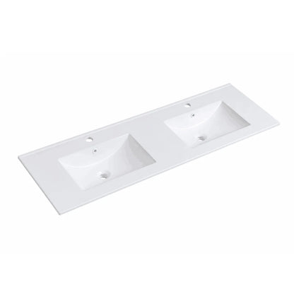 Pairs Wall-Hung Vanity – Walnut Woodmatt