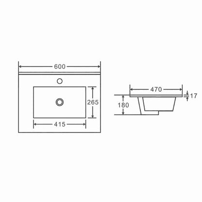 Pairs Wall-Hung Vanity – Walnut Woodmatt
